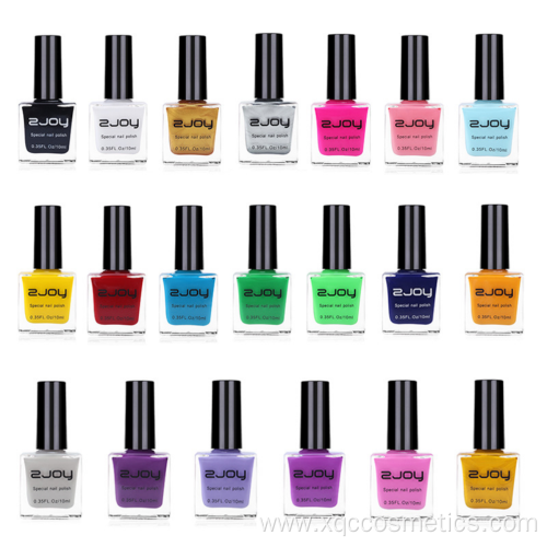 Healthy glossy fashional nail polish